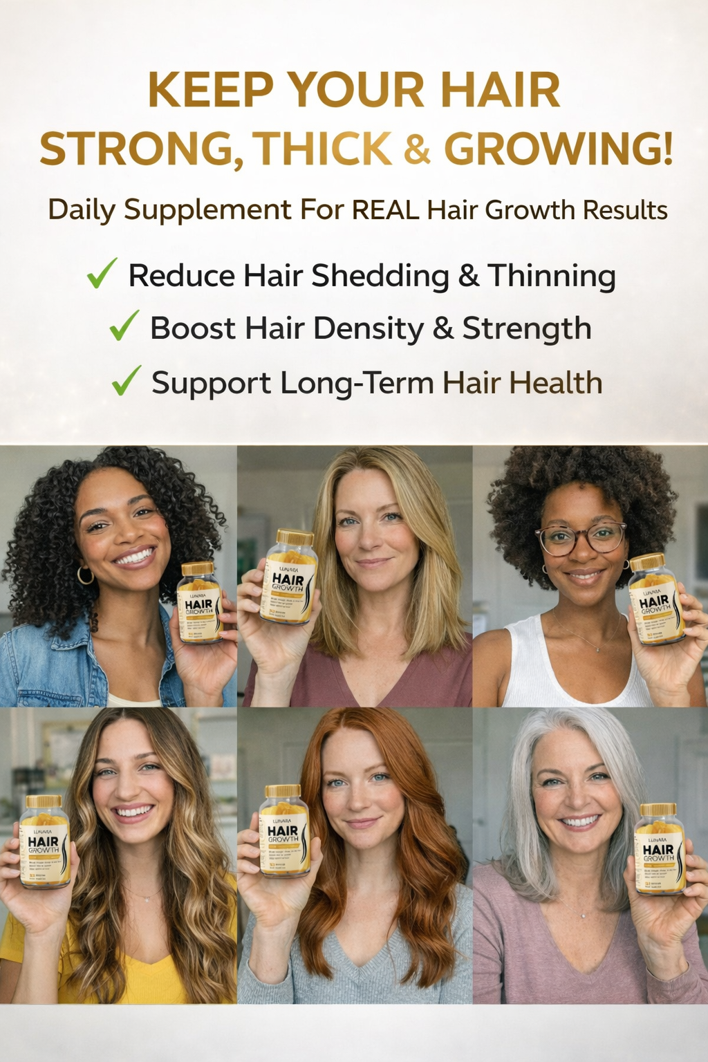 Lunara Hair Growth Gummies