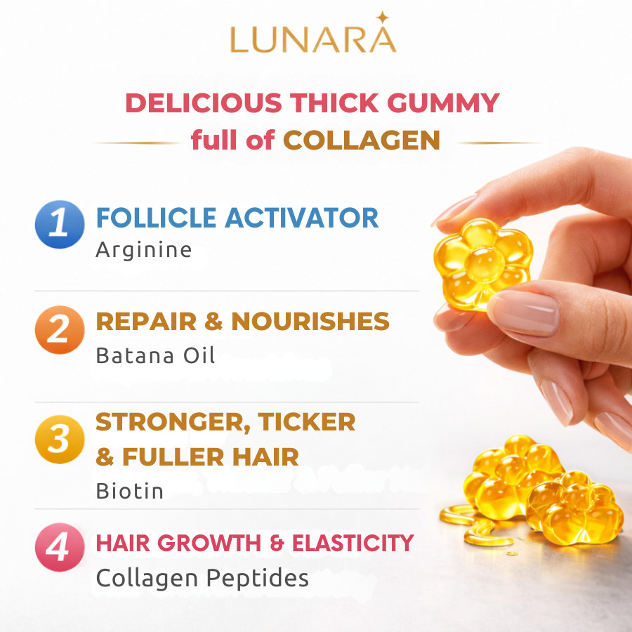 Lunara Hair Growth Gummies